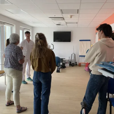 Visite de l'hôpital